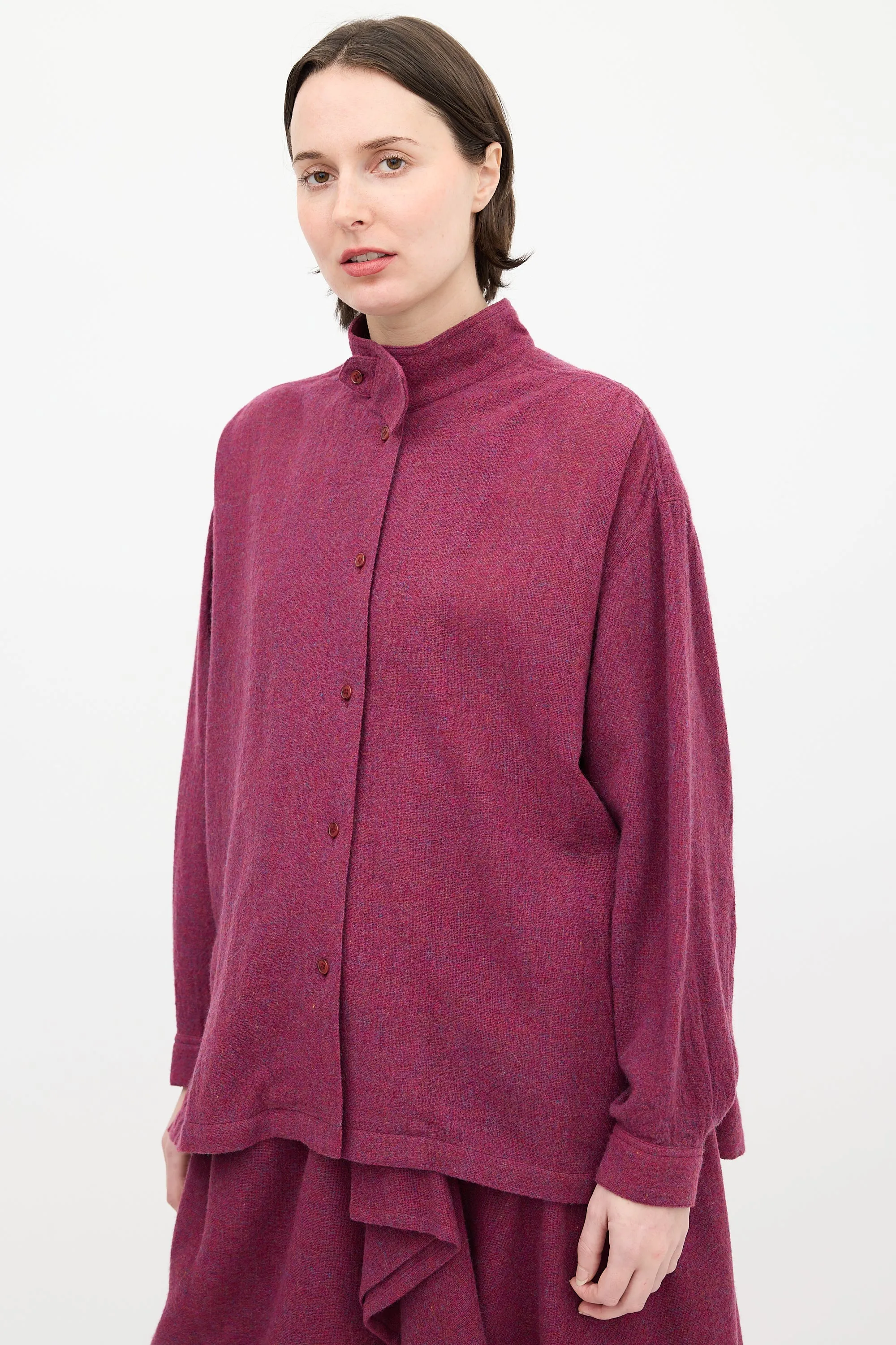 1980s Melange Wool Shirt
