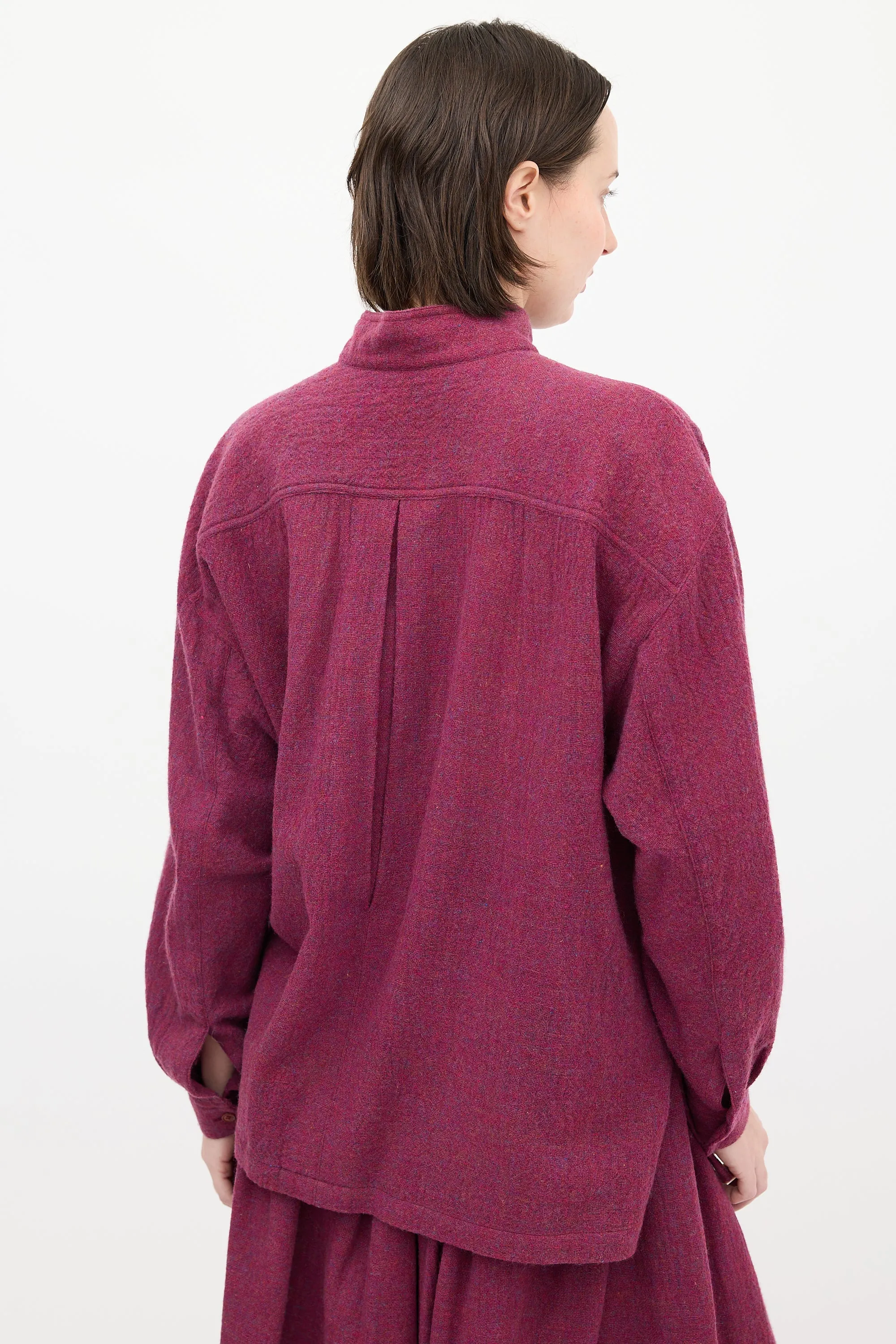 1980s Melange Wool Shirt