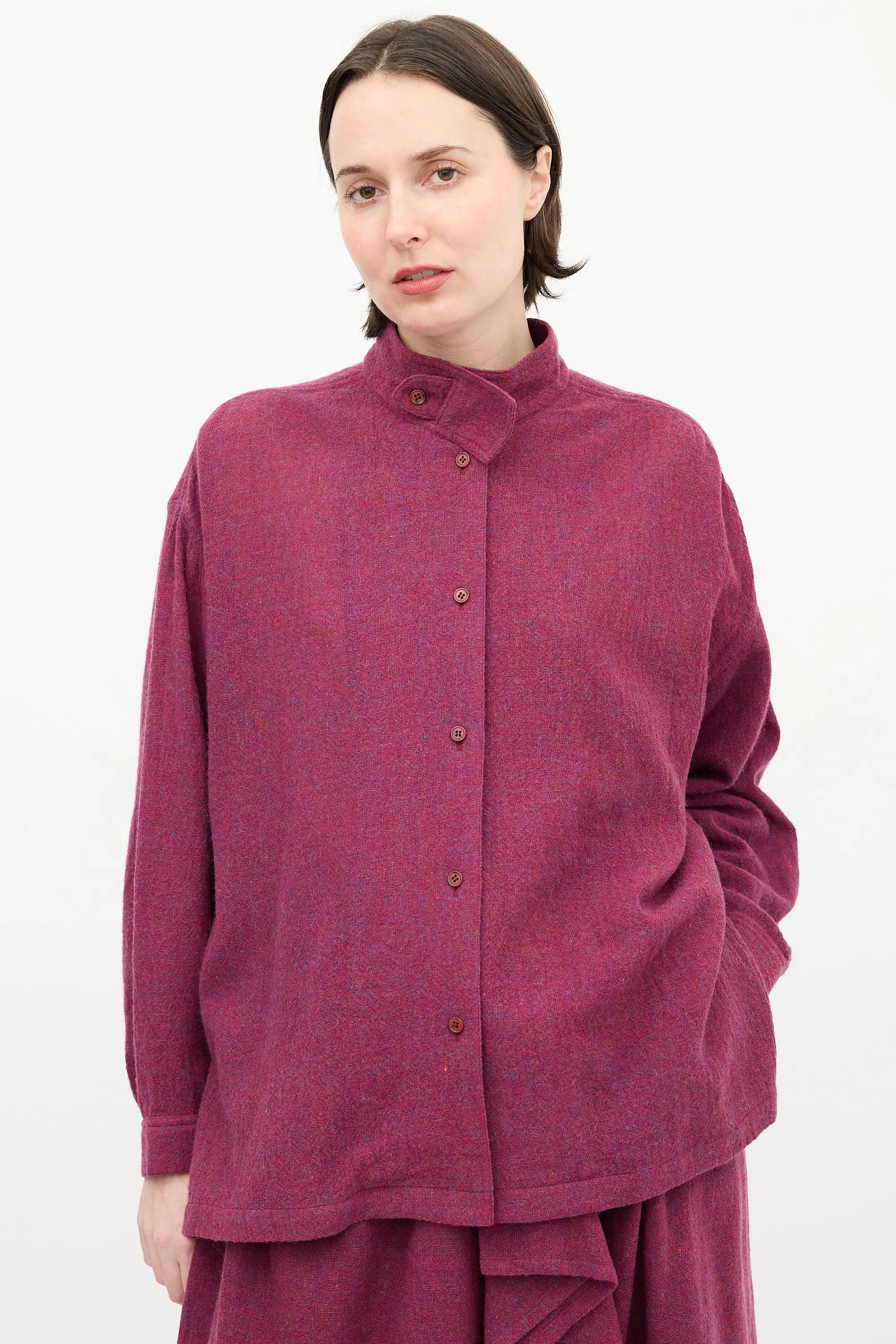 1980s Melange Wool Shirt