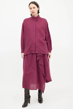 1980s Melange Wool Shirt