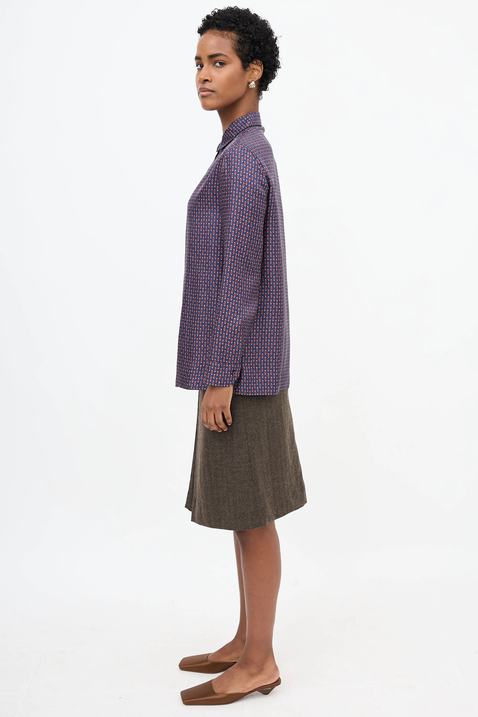 2019 Silk Printed Shirt