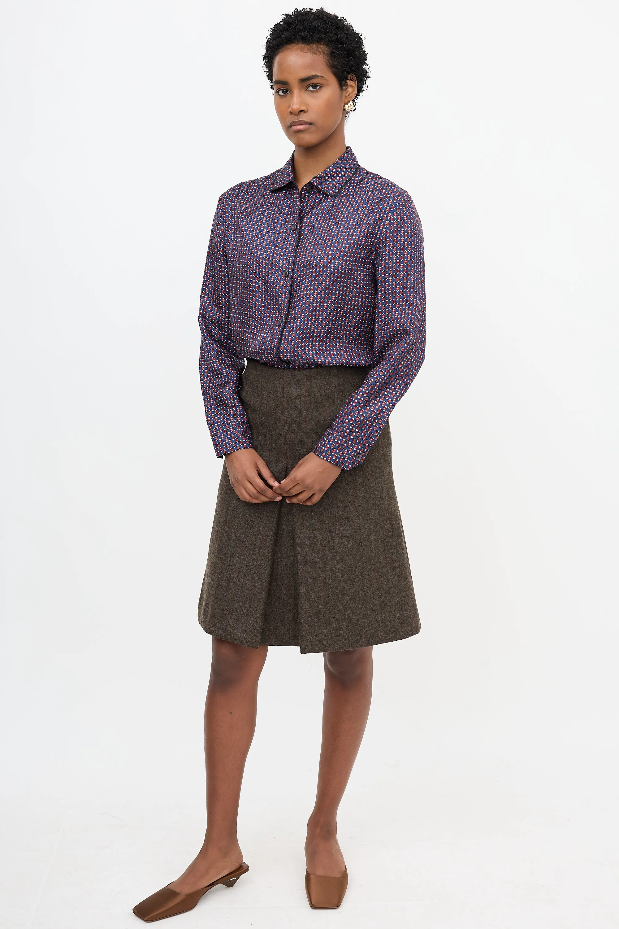 2019 Silk Printed Shirt