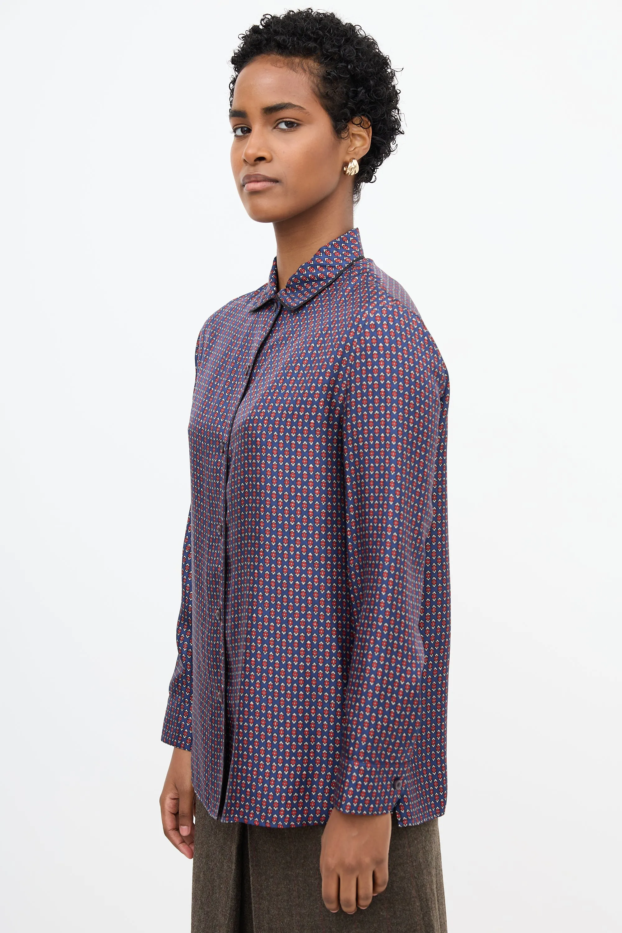 2019 Silk Printed Shirt
