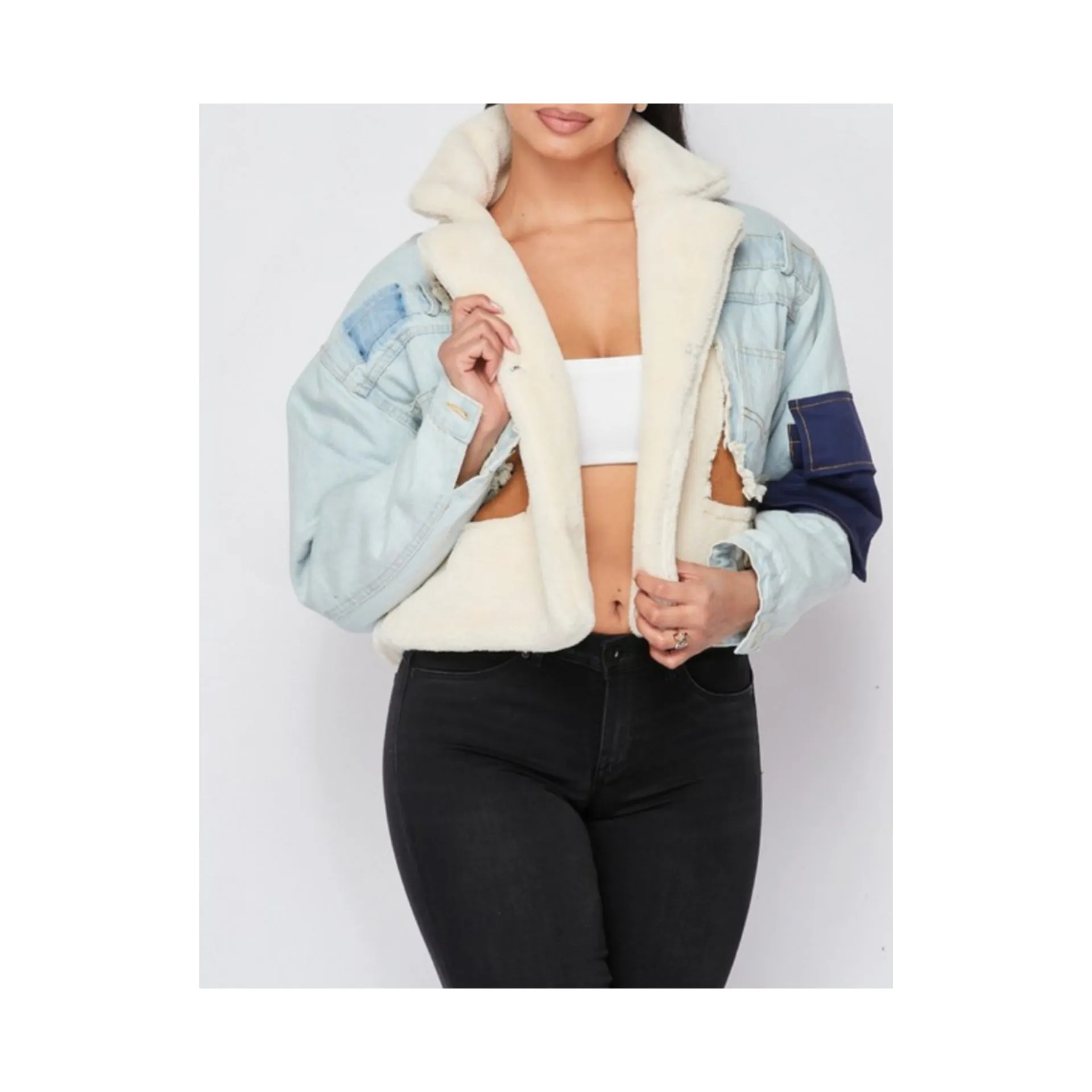 Aspen Denim & Suede Jacket