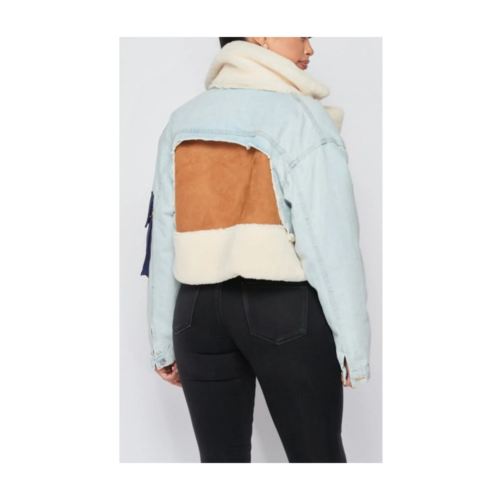 Aspen Denim & Suede Jacket
