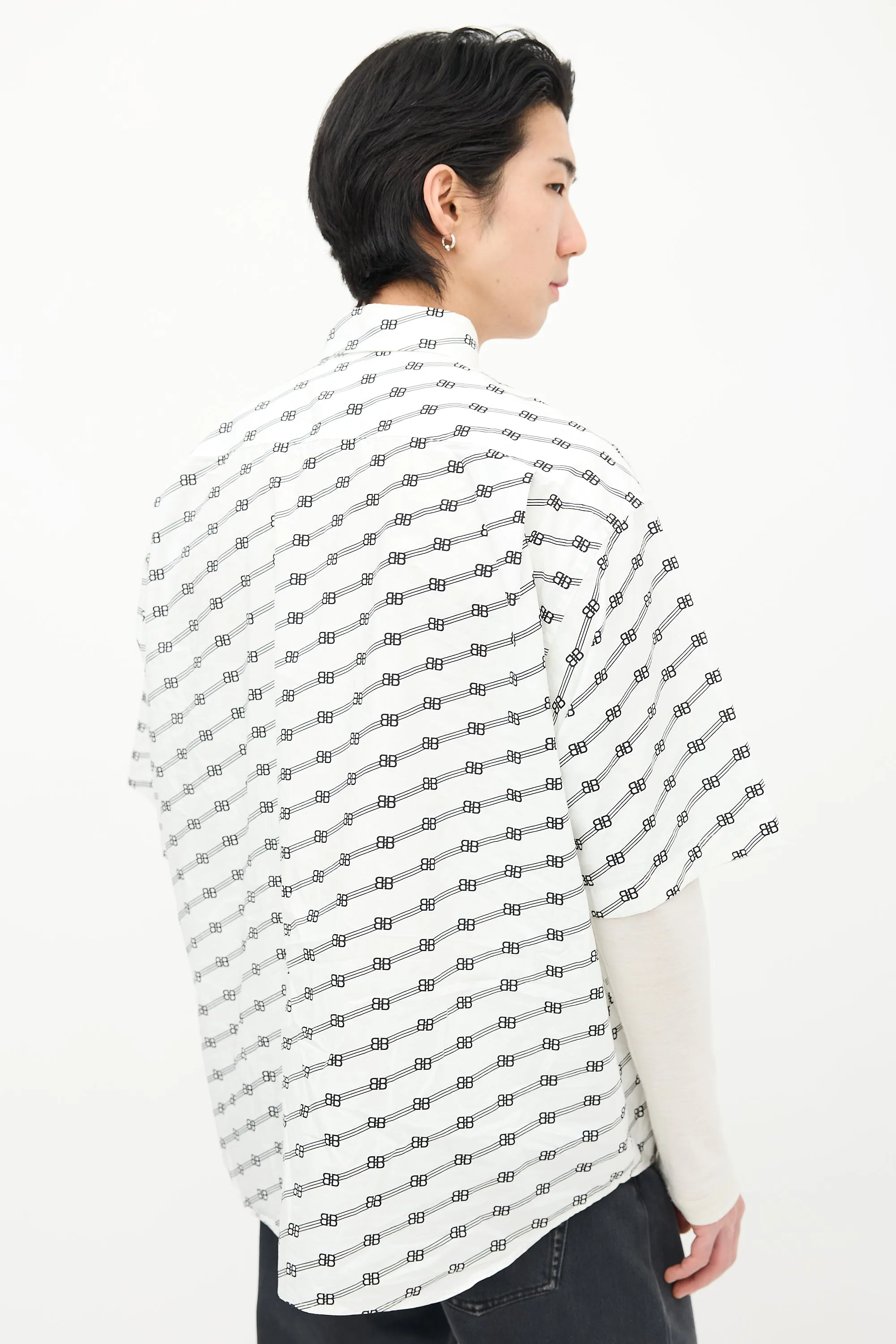 BB Striped Logo Shirt