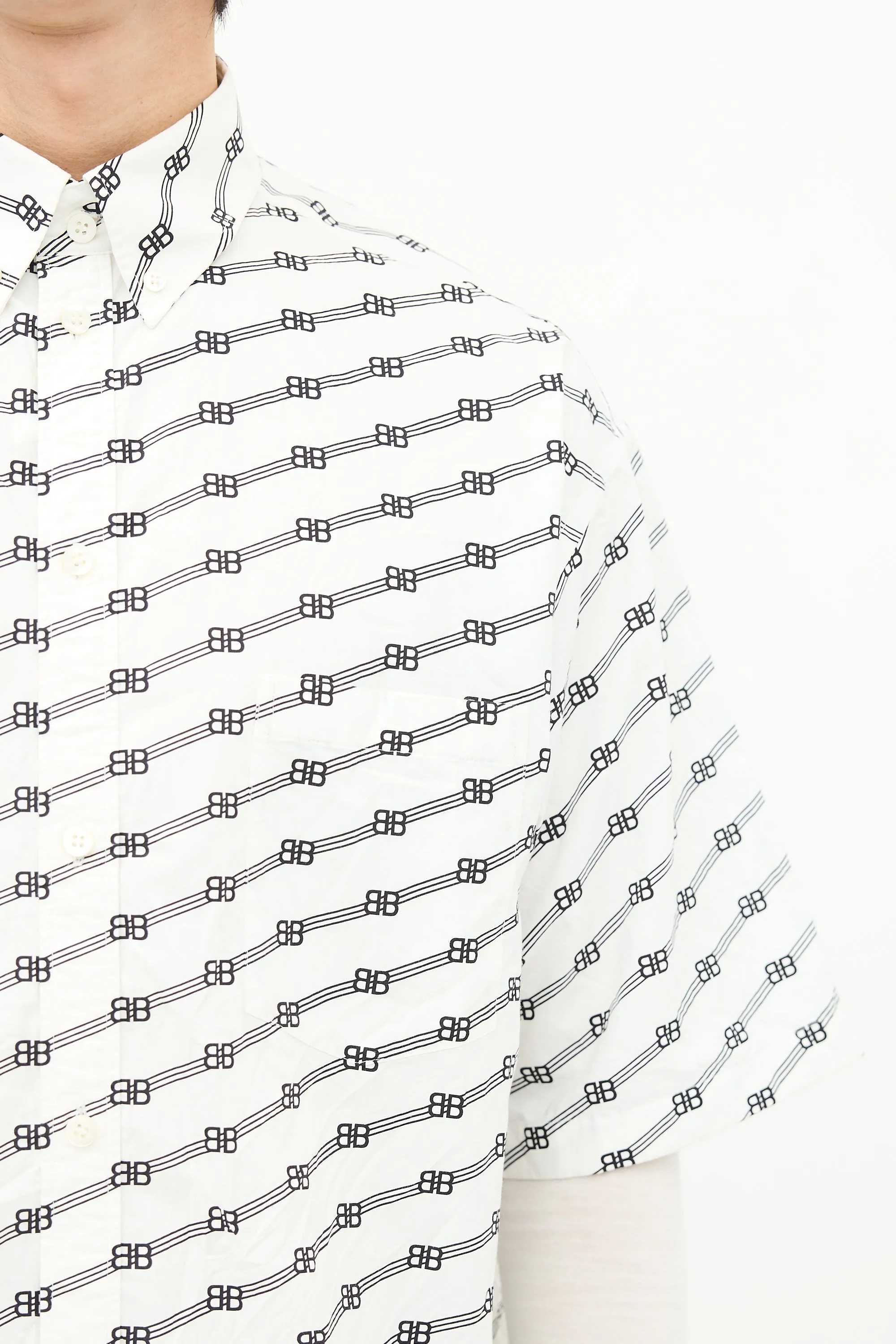 BB Striped Logo Shirt