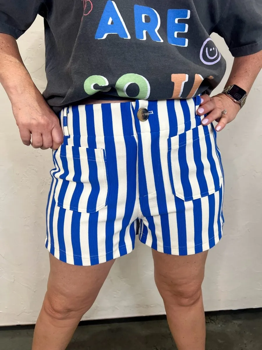 Colette Short - Royal Stripe
