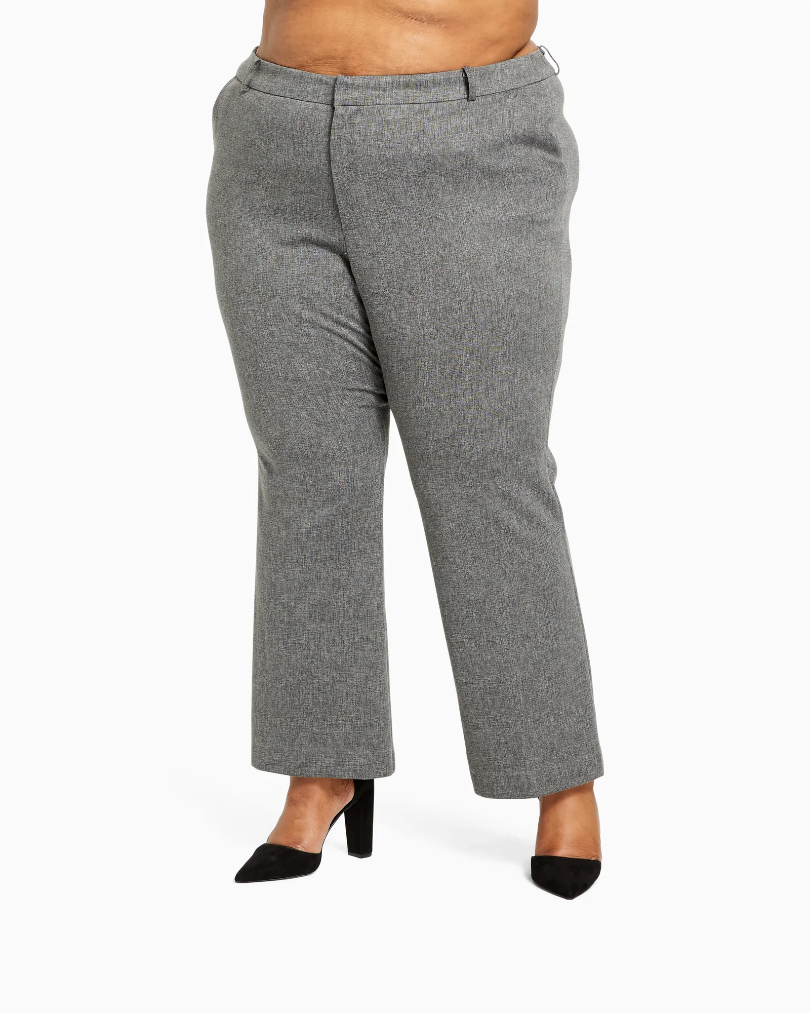 Devonport High Rise Bootcut Trouser | Light Grey
