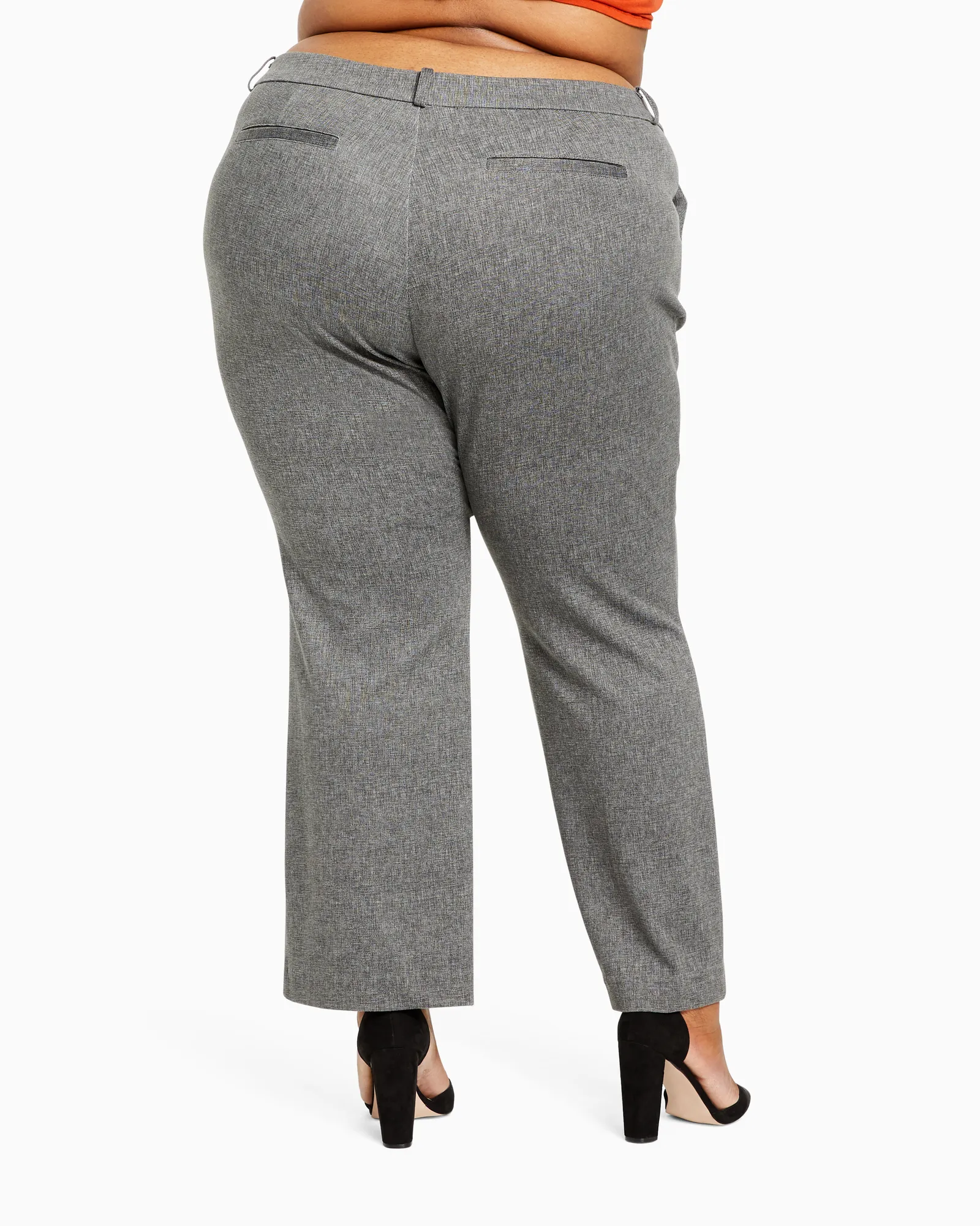 Devonport High Rise Bootcut Trouser | Light Grey