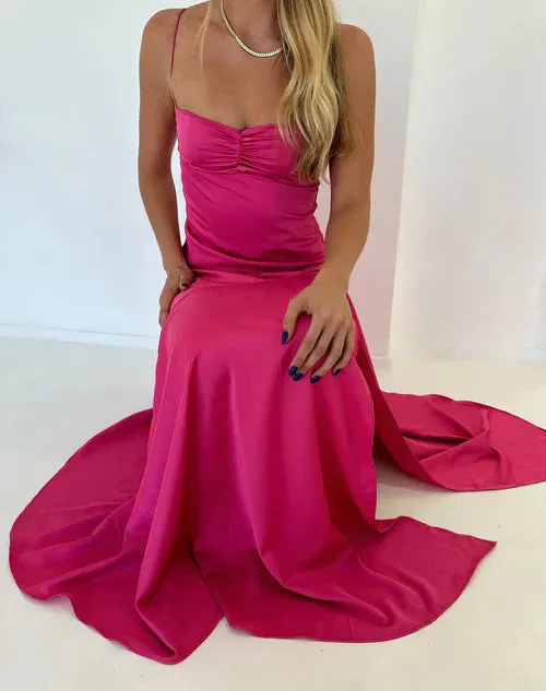 Elegant Dresses Gowns Evening Dresses Spaghetti Straps Long Prom Dress Satin Formal Party Dress