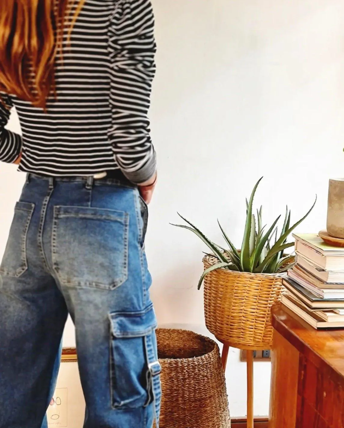 Jeans Cargo Azul.
