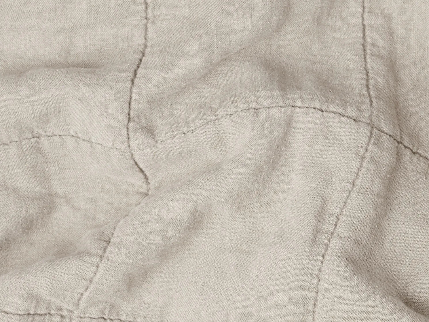 Linen Box Quilt (Bone)