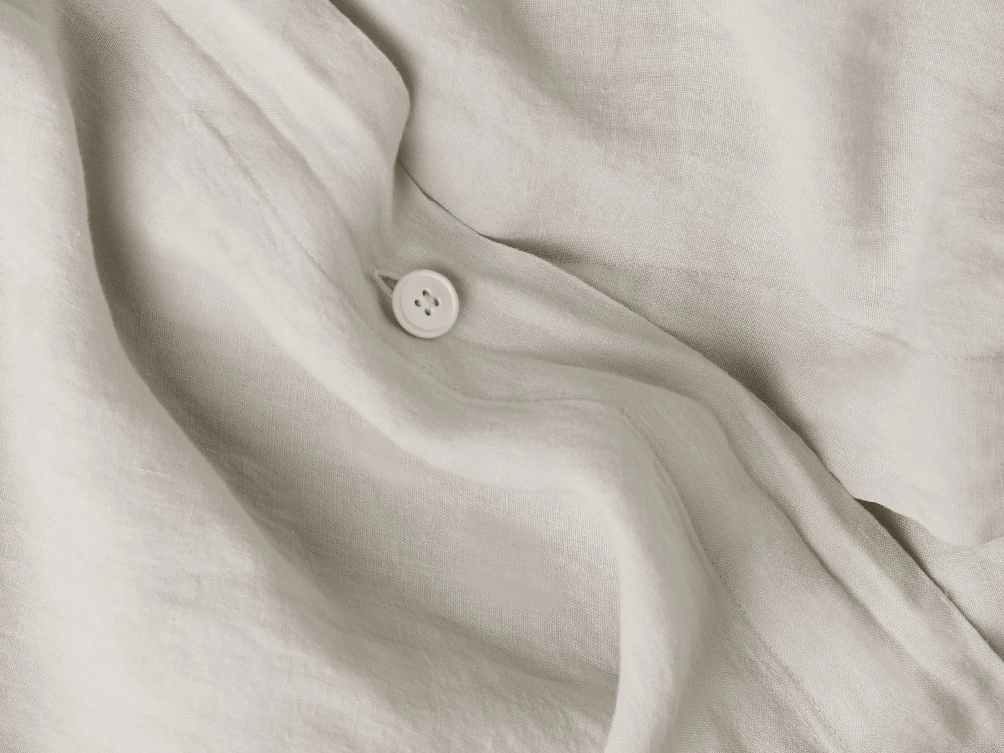 Linen Duvet Cover (Bone)