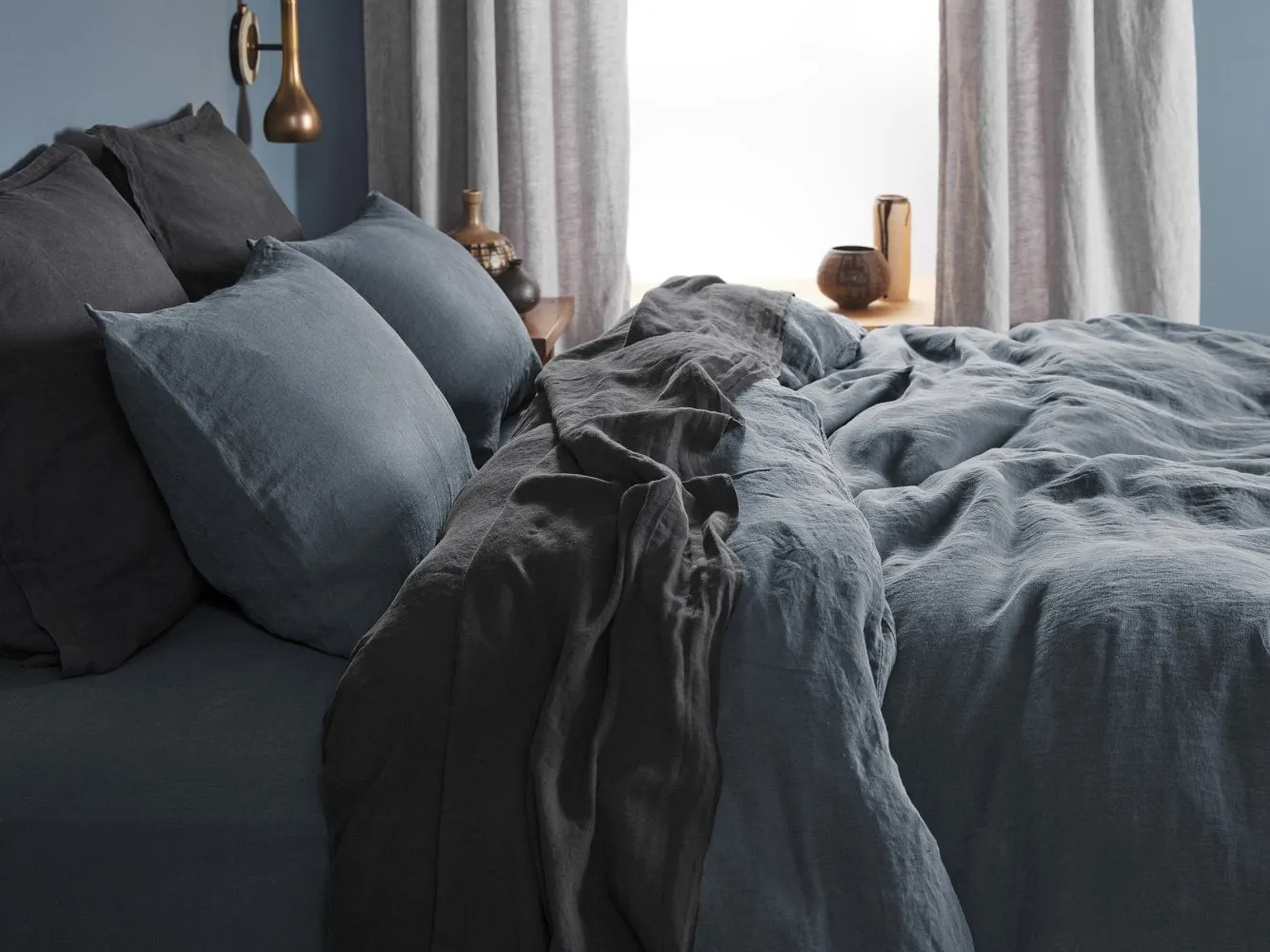 Linen Duvet Cover (Dusk)
