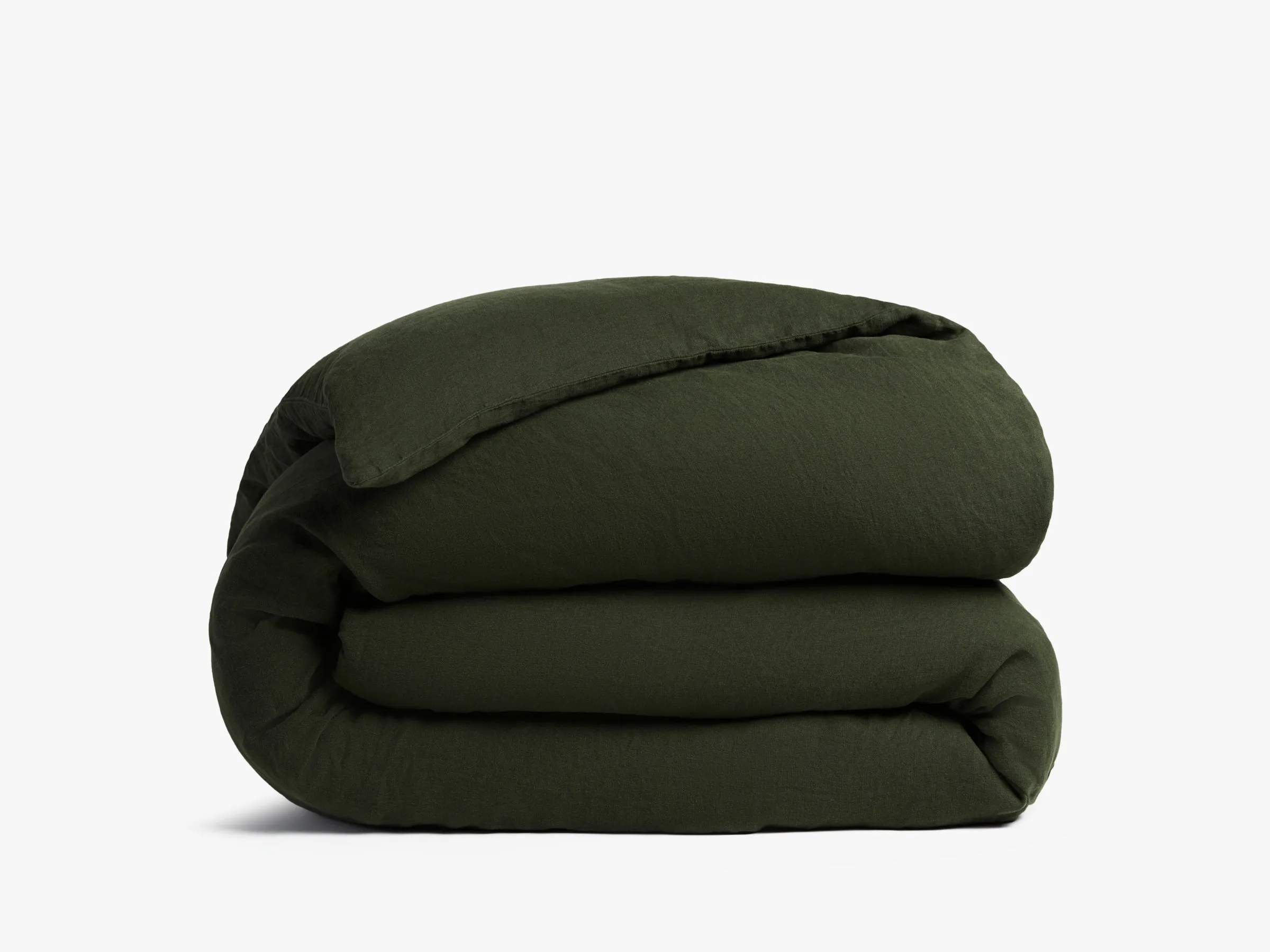 Linen Duvet Cover (Evergreen)