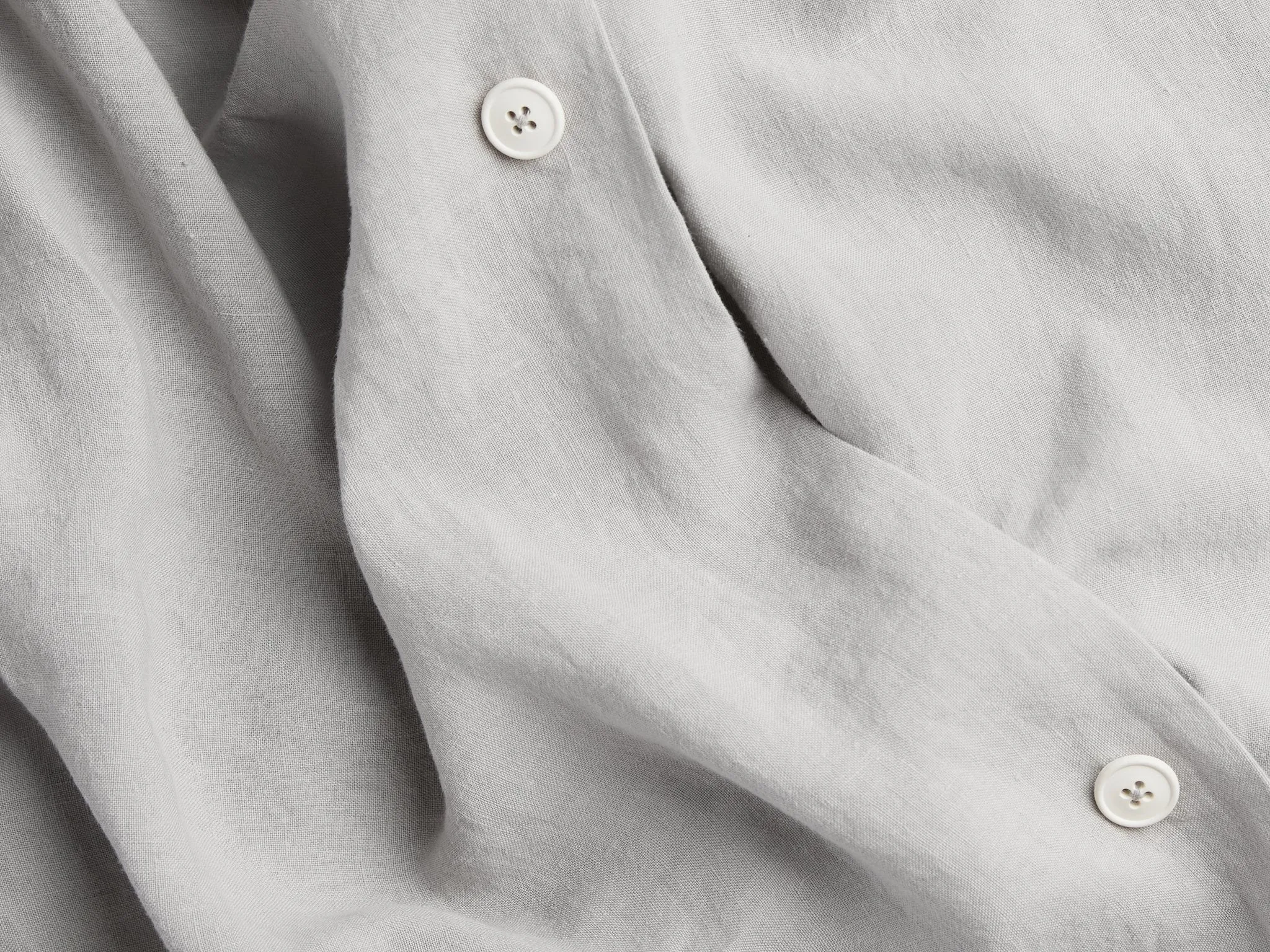 Linen Duvet Cover (Fog)