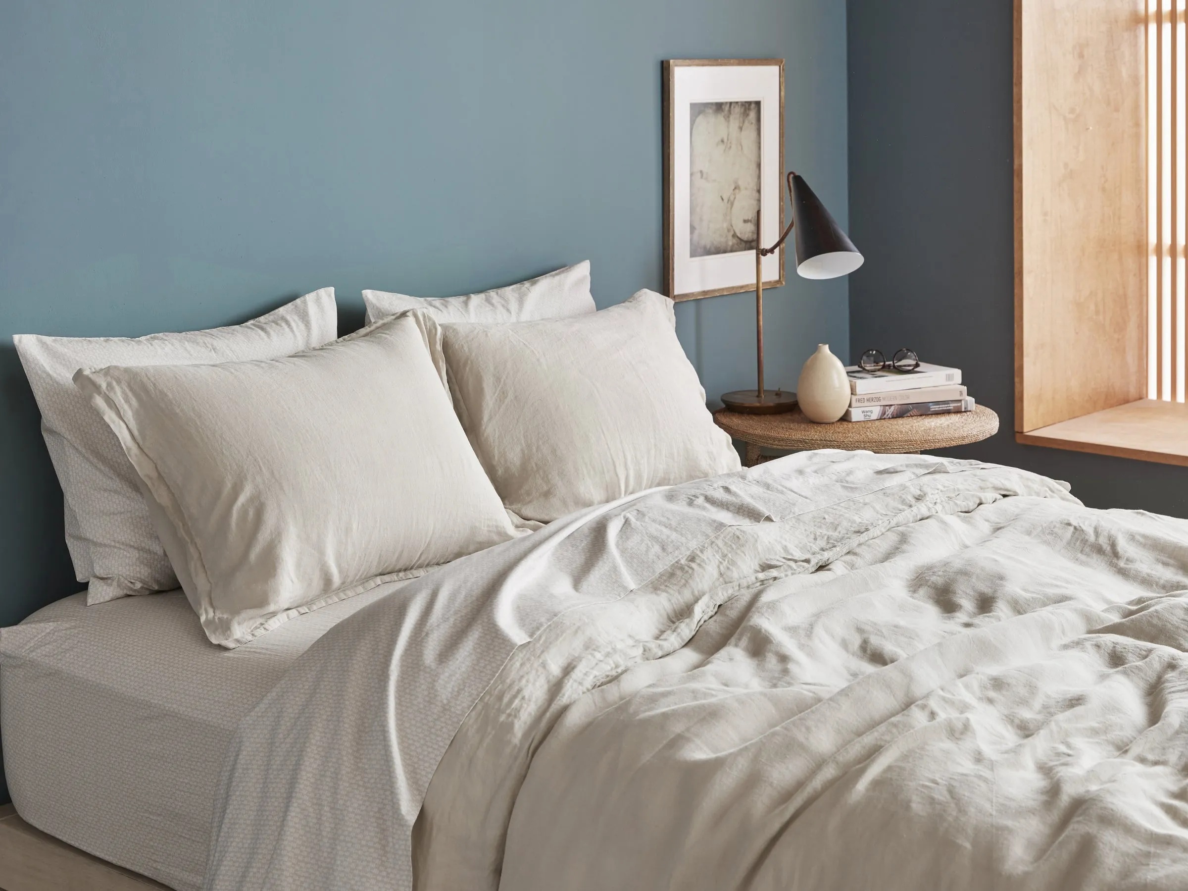 Linen Sham Set (Bone)