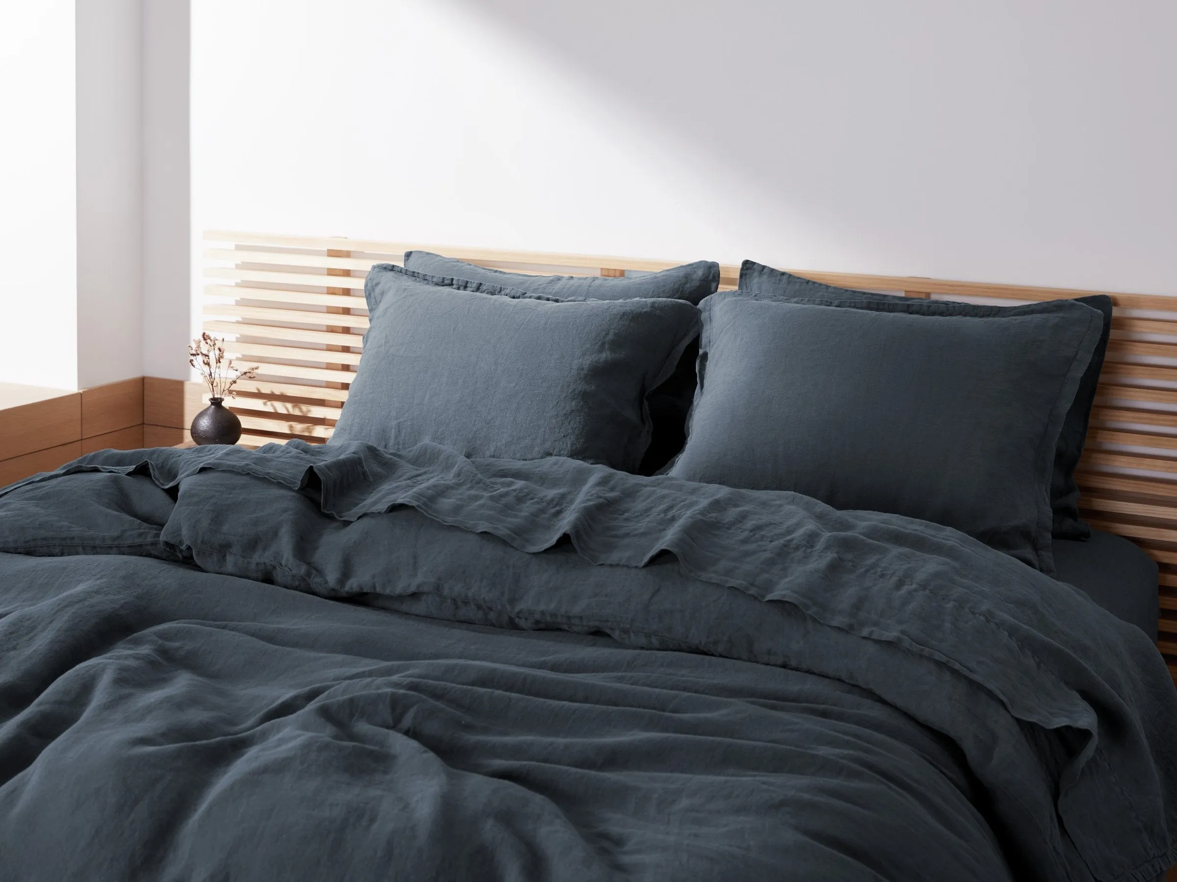 Linen Sham Set (Dusk)