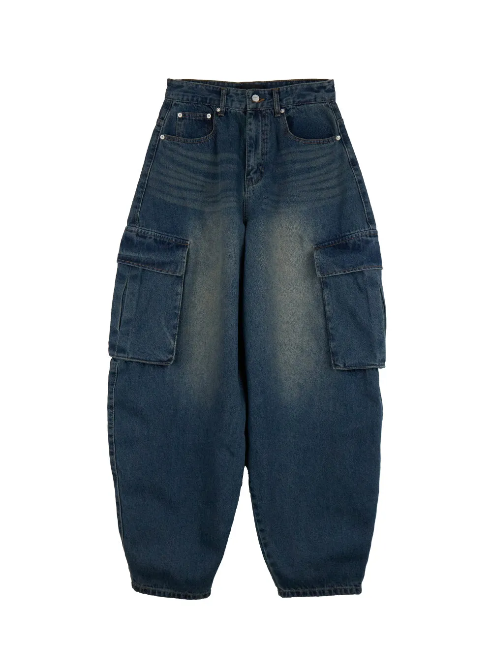 Marie Cargo Denim Baggy Jeans CJ522