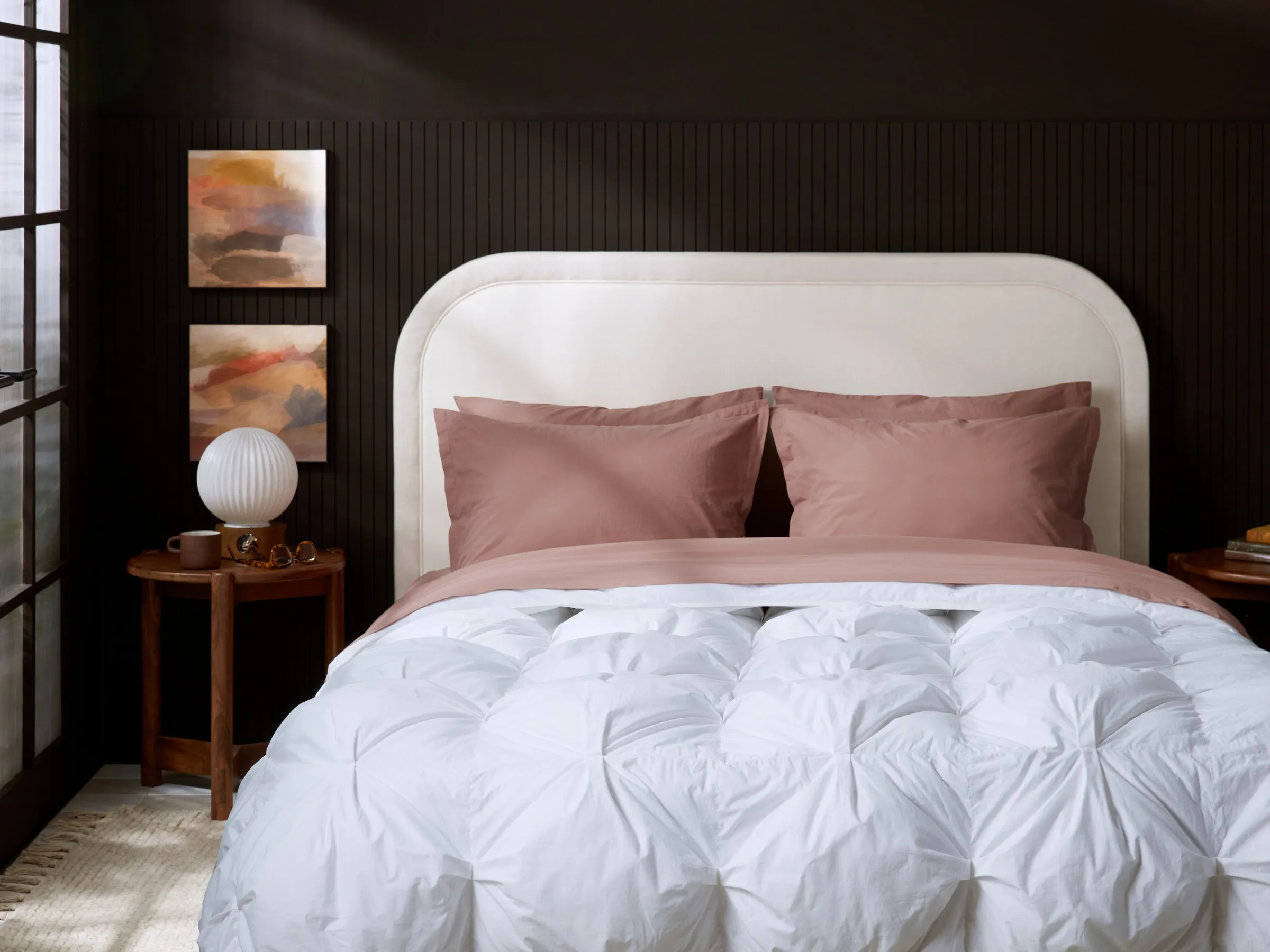 Organic Cotton Puff Comforter (White)