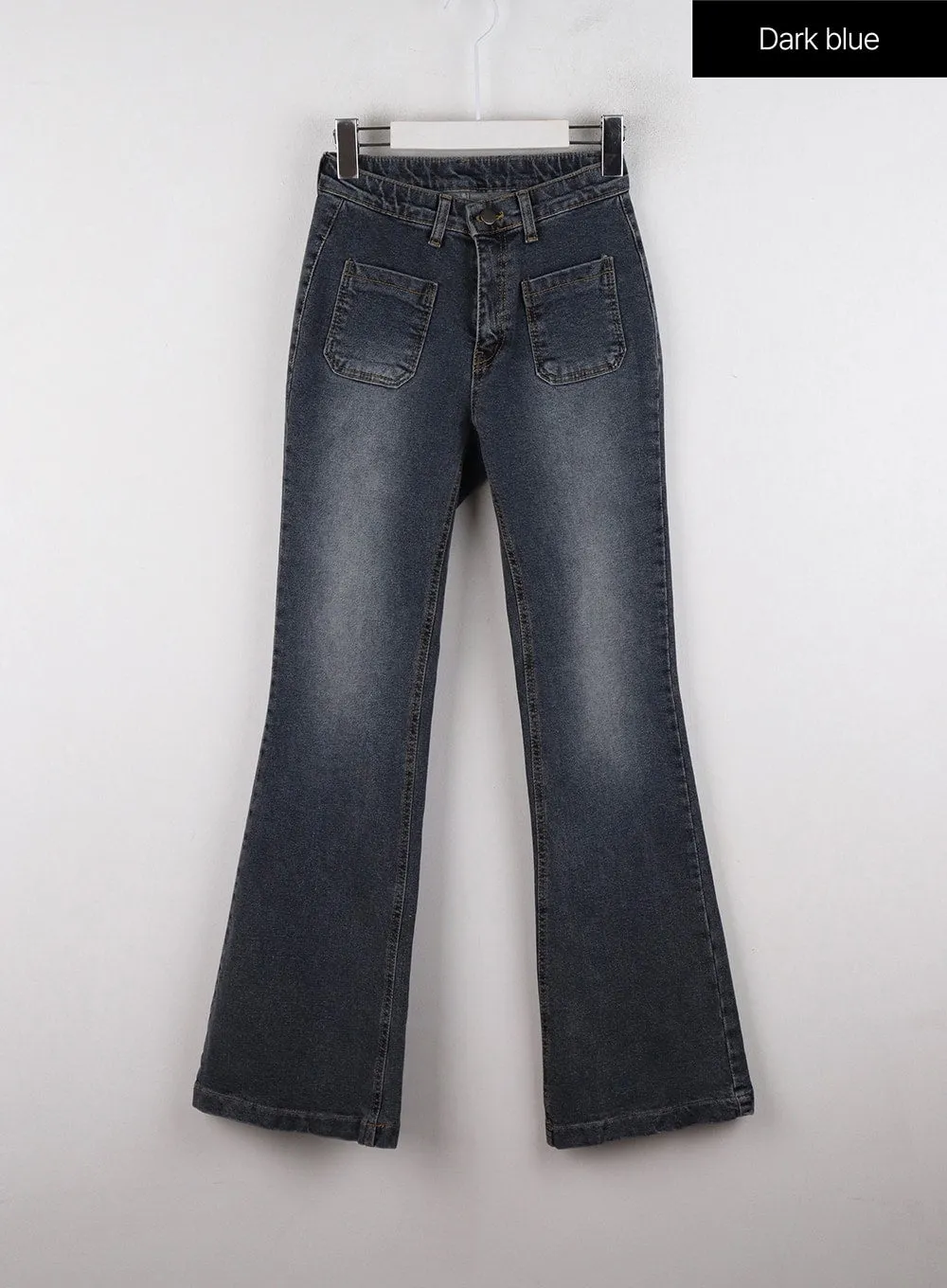 Pocketed Bootcut Jeans ID315