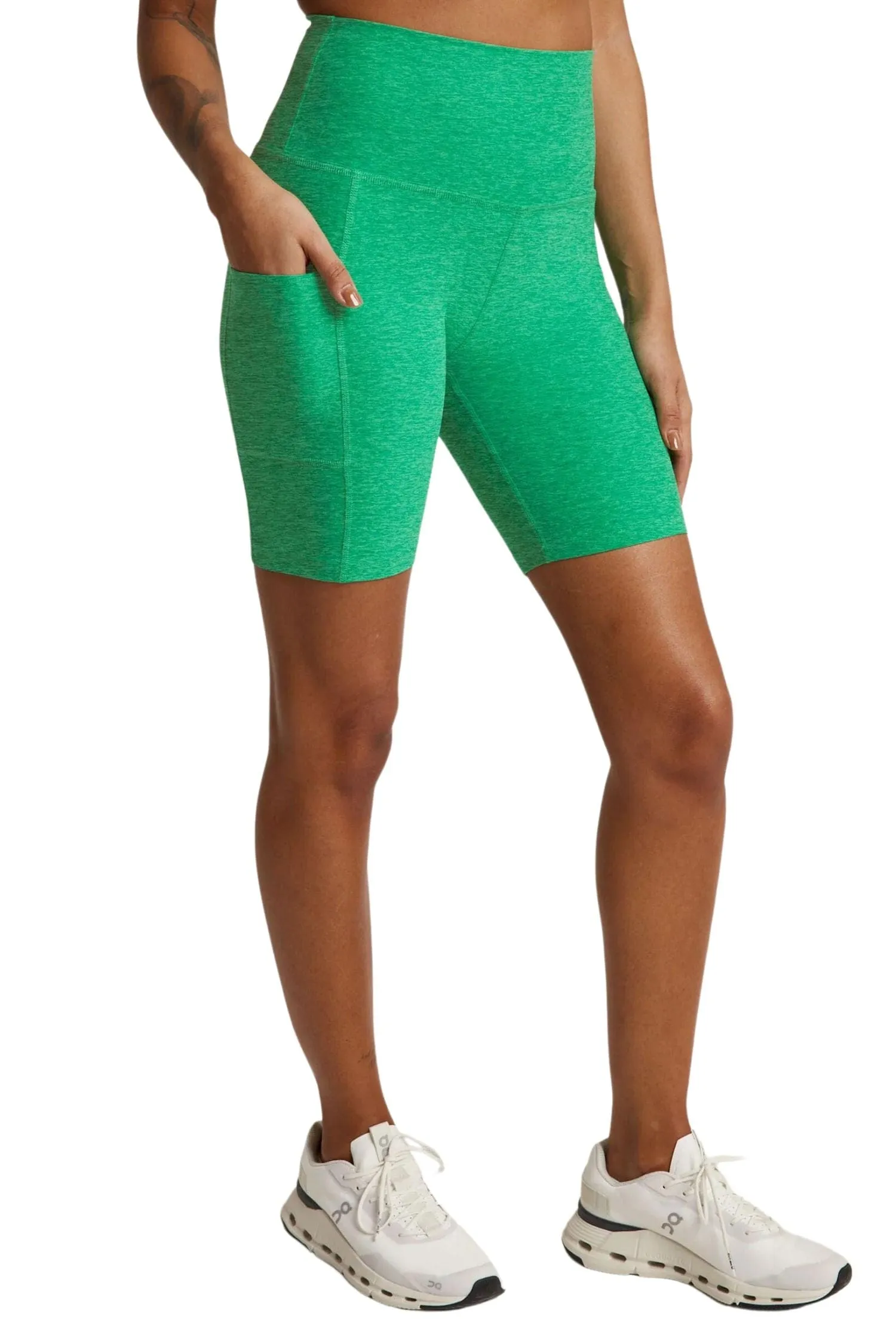 Spacedye Team Pockets High Waisted Biker Shorts