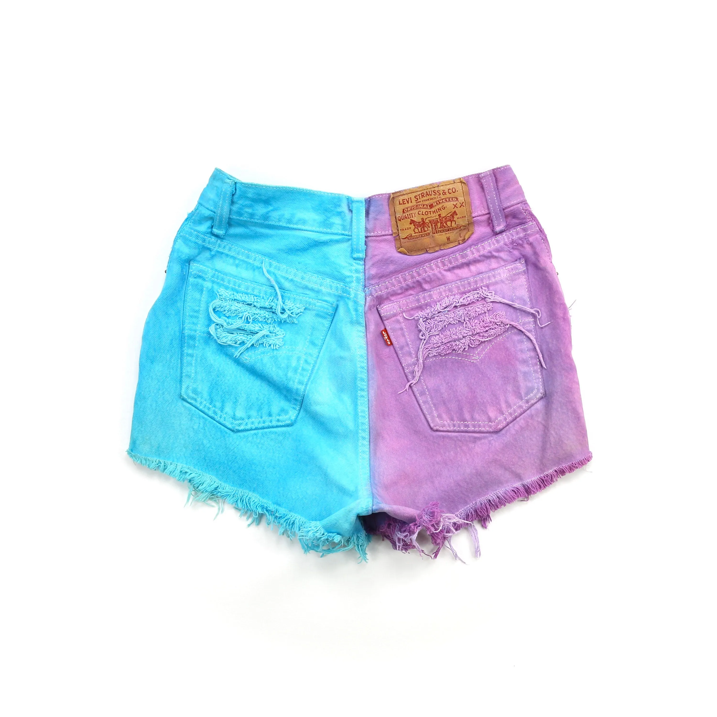 Vintage 501 Levi’s Festival Ombre Shorts